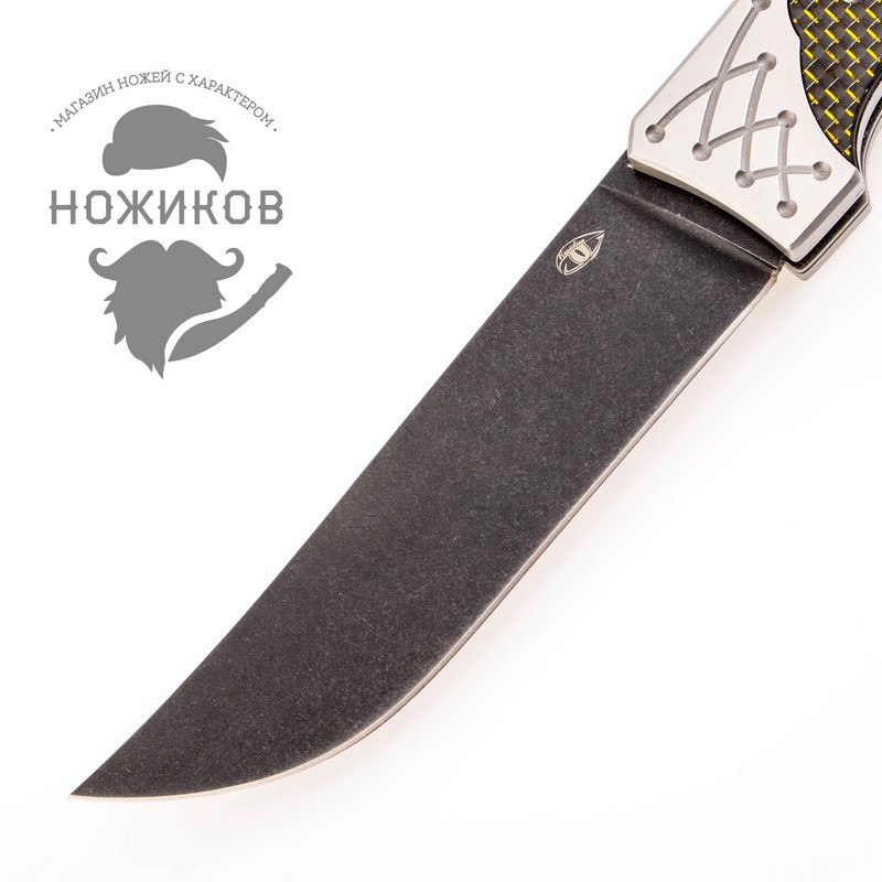 Складной нож Пчак-1, черный клинок