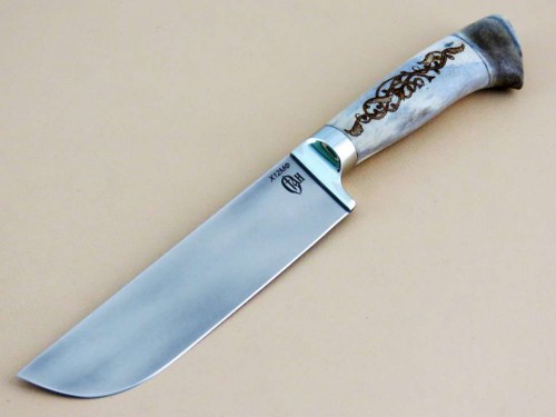 Нож «Узбек», рог лося