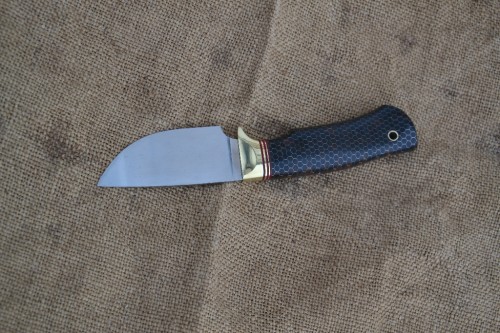Нож Стриж - сталь Cromax PM, латунь, G10, соты.